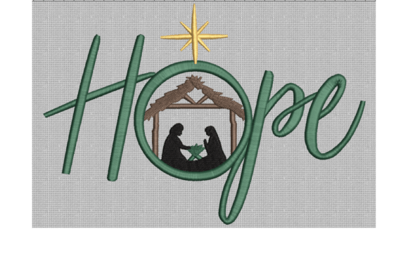 Hope Embroidery Design